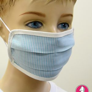Παιδική Υφασμάτινη Μάσκα Πολλαπλών Χρήσεων "Blue Stripes"