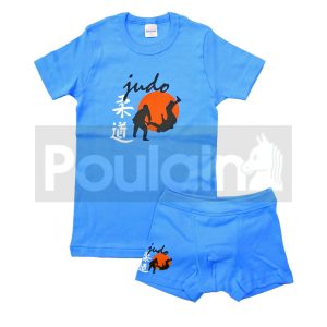 Σετ Εσώρουχα Φανελάκι & Μποξεράκι Μπλε “Judo” Pretty Baby