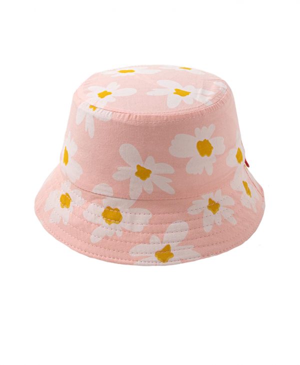 Παιδικό Καπέλο Ροζ Flowers (54εκατοστά)