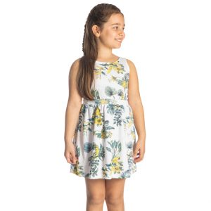 Παιδικό Φόρεμα Λευκό "Parrots" 211563 Joyce