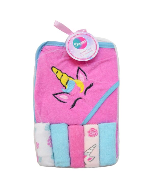 Βρεφικό Σετ Δώρου "Unicorn" Ροζ 6τμχ Dreams Για Κορίτσι