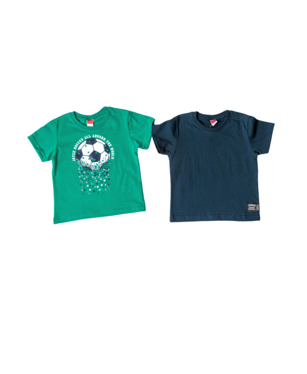 2 Τεμ. Μπλούζες Κοντομάνικες "Soccer Ball" 13924 Joyce