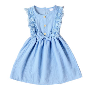 Παιδικό Φόρεμα "Blue Lace" Γαλάζιο