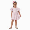 Παιδικό Φόρεμα Ροζ Με Ζώνη 238226 Εβίτα
