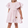 Παιδικό Φόρεμα Ροζ Με Ζώνη 238226 Εβίτα