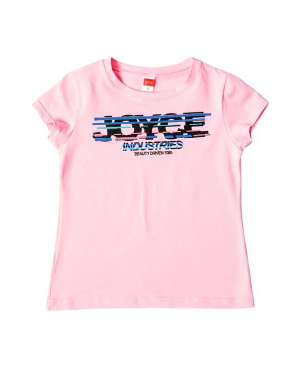 Παιδική Μπλούζα Κοντομάνικη Ροζ "Broken" 13890 Joyce