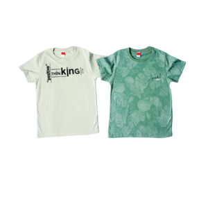 Σετ Παιδικές Μπλούζες Κοντομάνικες "Think Tropical" Μπεζ/Πράσινο 13994 Joyce