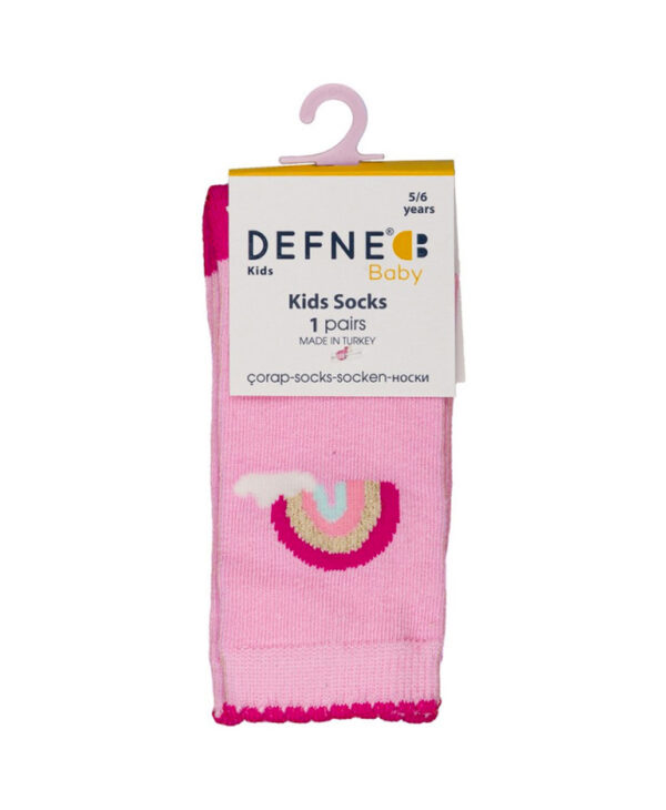 Ζευγάρι Κάλτσες Για Κορίτσι “Rainbow”