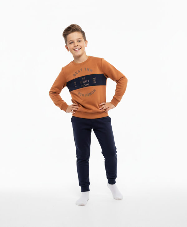 Παιδική Φόρμα Φούτερ Για Αγόρι Ταμπά/Μπλε Joyce